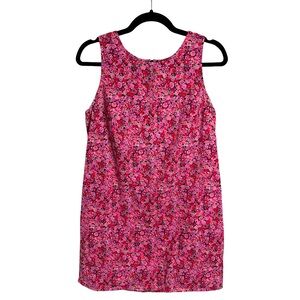 Vintage Pink Floral Mini Dress